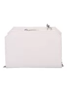 Chiara M 811 fehér rostbőr női alkalmi táska