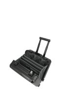 Travelite Next fekete alumínium 4 kerekű üzleti kabinbőrönd