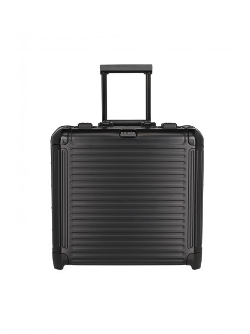 Travelite Next fekete alumínium 2 kerekű üzleti kabinbőrönd