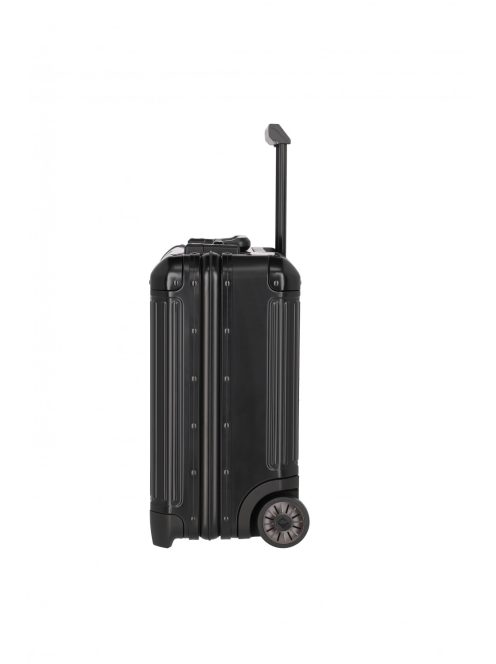 Travelite Next fekete alumínium 2 kerekű üzleti kabinbőrönd