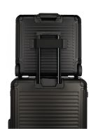 Travelite Next fekete alumínium 2 kerekű üzleti kabinbőrönd