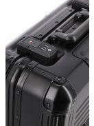 Travelite Next fekete alumínium 2 kerekű üzleti kabinbőrönd