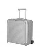 Travelite Next ezüst alumínium 2 kerekű üzleti kabinbőrönd