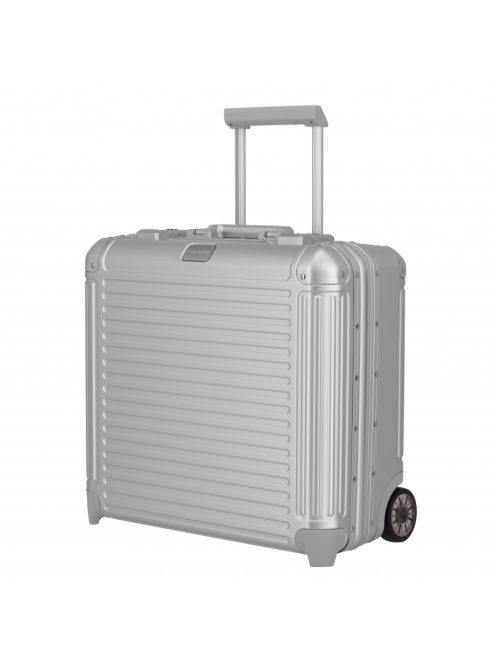 Travelite Next ezüst alumínium 2 kerekű üzleti kabinbőrönd
