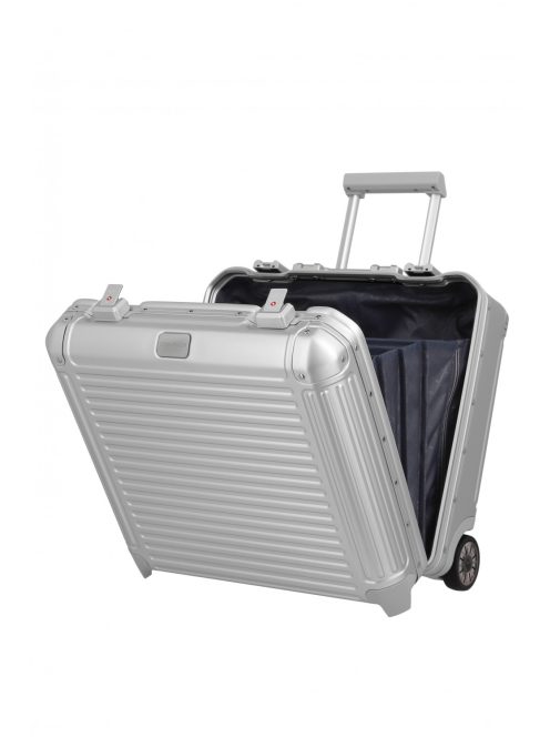 Travelite Next ezüst alumínium 2 kerekű üzleti kabinbőrönd