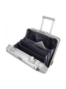 Travelite Next ezüst alumínium 2 kerekű üzleti kabinbőrönd