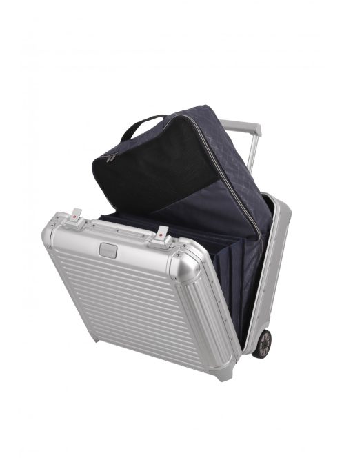 Travelite Next ezüst alumínium 2 kerekű üzleti kabinbőrönd