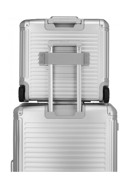 Travelite Next ezüst alumínium 2 kerekű üzleti kabinbőrönd