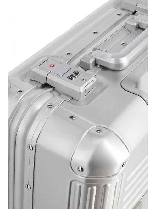 Travelite Next ezüst alumínium 2 kerekű üzleti kabinbőrönd