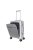 Travelite Next ezüst alumínium 4 kerekű első zsebes kabinbőrönd