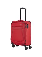 Travelite Chios piros 4 kerekű kabinbőrönd