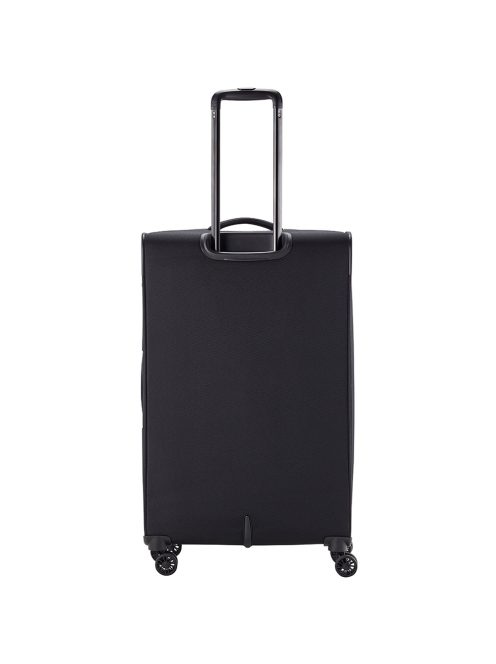 Travelite Chios fekete 4 kerekű bővíthető nagy bőrönd