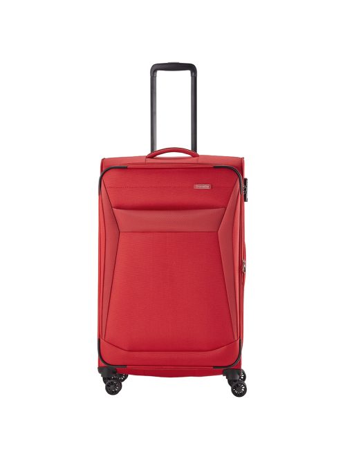 Travelite Chios piros 4 kerekű bővíthető nagy bőrönd