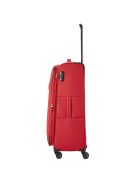 Travelite Chios piros 4 kerekű bővíthető nagy bőrönd