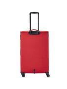 Travelite Chios piros 4 kerekű bővíthető nagy bőrönd