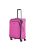 Travelite Adria rózsaszín 4 kerekű bővíthető közepes bőrönd