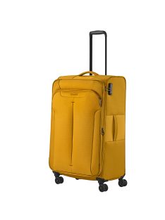   Travelite Croatia okkersárga 4 kerekű bővíthető nagy bőrönd