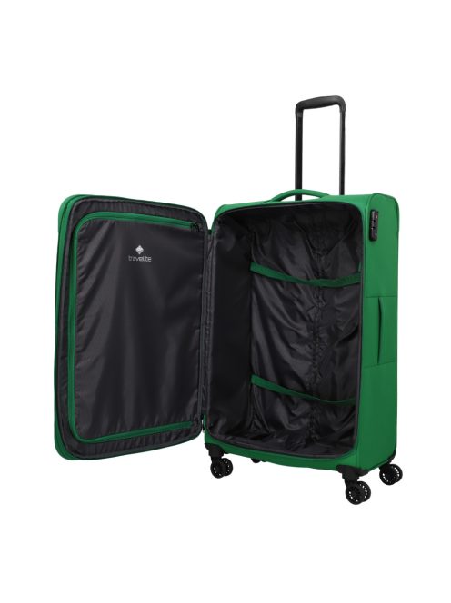 Travelite Rügen zöld 4 kerekű 3 részes bőrönd szett