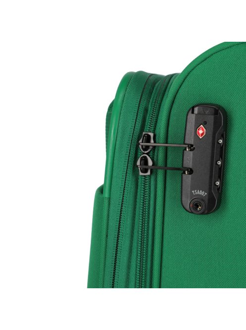 Travelite Rügen zöld 4 kerekű 3 részes bőrönd szett