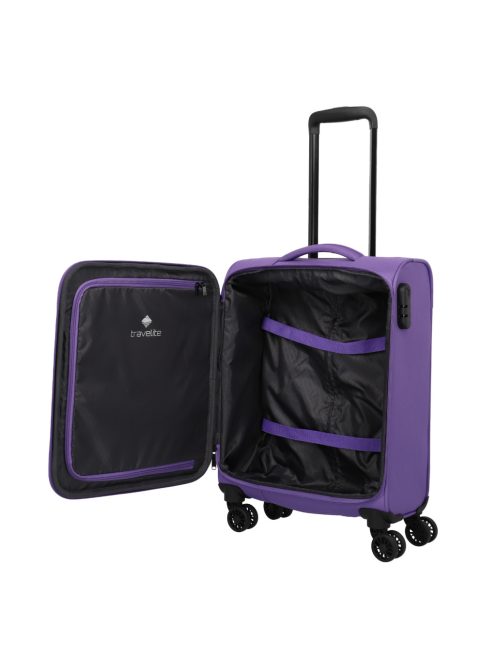 Travelite Rügen lila 4 kerekű kabinbőrönd