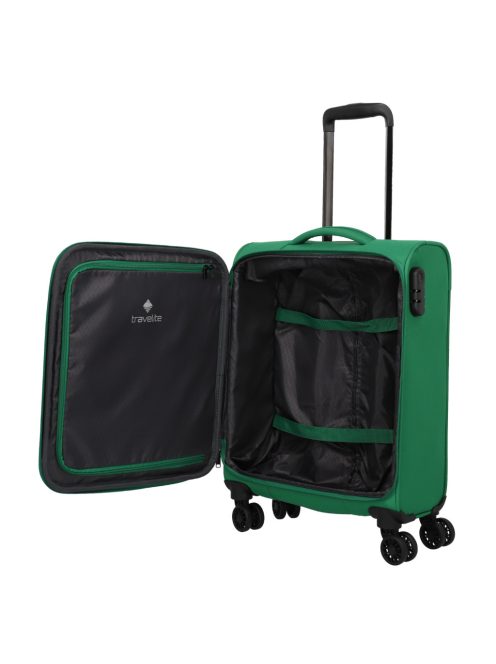 Travelite Rügen zöld 4 kerekű kabinbőrönd