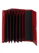 Pincér brifkó Piros patentos bőr 7420