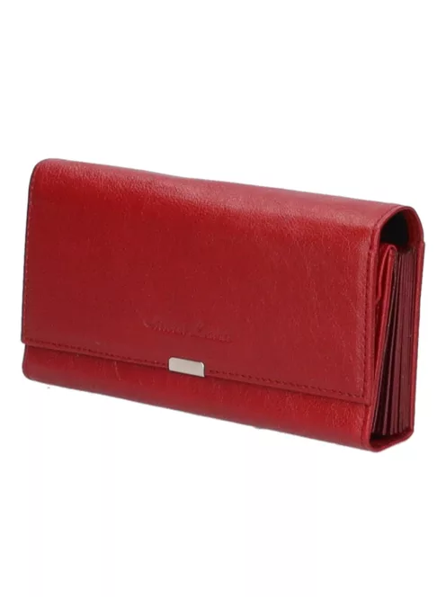 Pincér brifkó Piros patentos bőr 7420