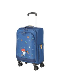 Travelite Minimover kék kalózos 4 kerekű gyerek bőrönd