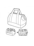 Utazótáska REISENTHEL Allrounder M twist silver MS7052