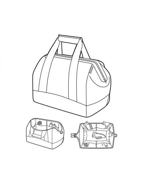REISENTHEL Allrounder L nagy szürke utazótáska
