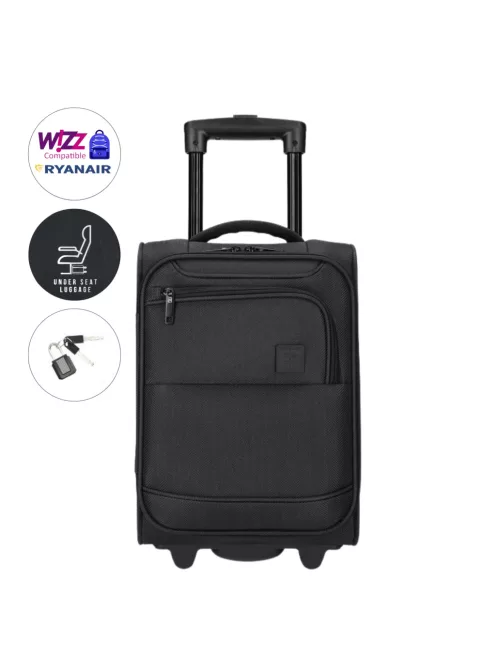 Enrico Benetti Wizzair és Ryanair ingyenesen felvihető ülés alatti bőrönd 39048-40 fekete 