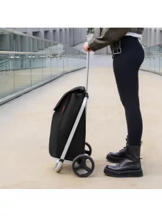   Reisenthel shopping trolley fekete női gurulós táska MH7003