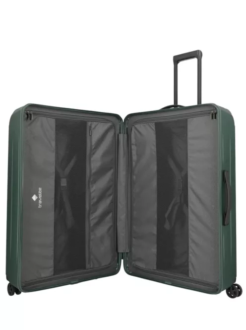 Travelite Dynamic XL extra nagy méretű bőrönd zöld