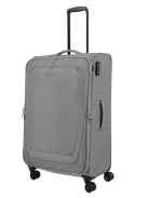 Travelite Umbria L Smoky grey bővíthető nagy méretű bőrönd