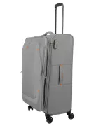 Travelite Umbria L Smoky grey bővíthető nagy méretű bőrönd