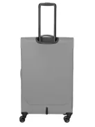 Travelite Umbria L Smoky grey bővíthető nagy méretű bőrönd
