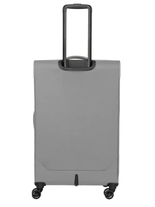 Travelite Umbria L Smoky grey bővíthető nagy méretű bőrönd