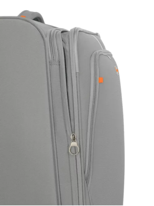 Travelite Umbria L Smoky grey bővíthető nagy méretű bőrönd