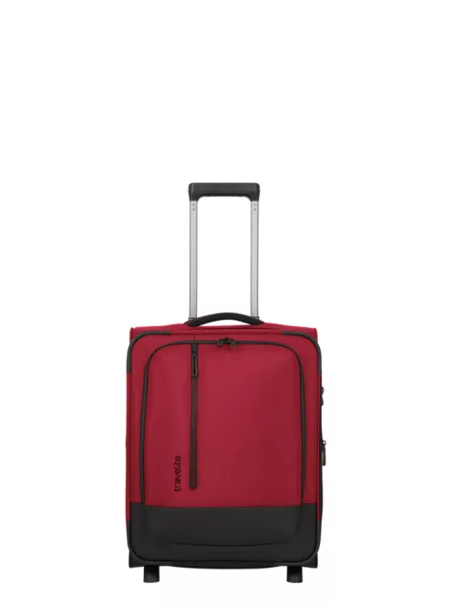 Travelite Crosslite S 2w két kerekű bővíthető kabinbőrönd piros