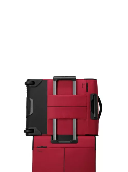 Travelite Crosslite S 2w két kerekű bővíthető kabinbőrönd piros
