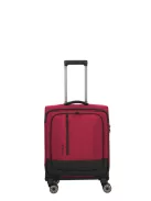 Travelite Crosslite S 4w négy kerekű kabin bőrönd piros