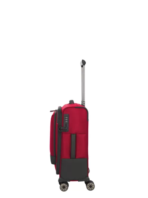 Travelite Crosslite S 4w négy kerekű kabin bőrönd piros