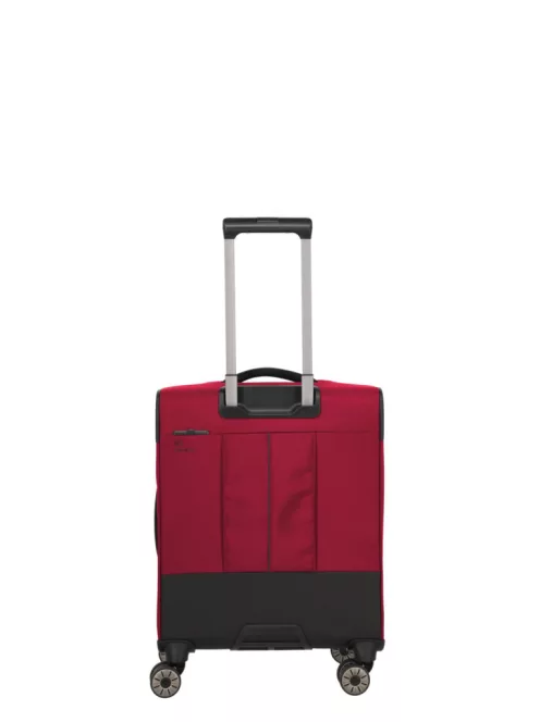 Travelite Crosslite S 4w négy kerekű kabin bőrönd piros