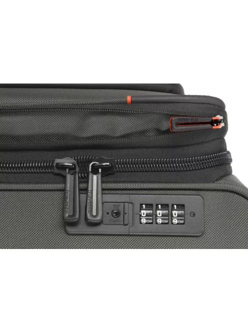 Travelite Crosslite S 4w négy kerekű kabin bőrönd piros