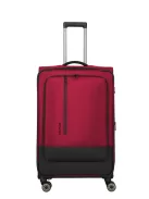 Travelite Crosslite L bővíthető nagy méretű bőrönd piros