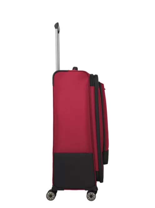 Travelite Crosslite L bővíthető nagy méretű bőrönd piros