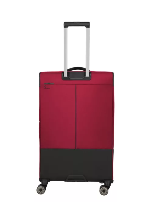 Travelite Crosslite L bővíthető nagy méretű bőrönd piros