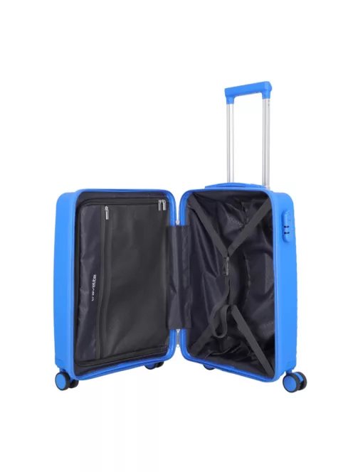 Travelite Pacific S 4w Blue kabinbőrönd