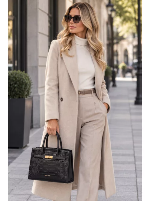 David Jones női kézitáska CM8250A fekete – divatos David Jones kézitáska