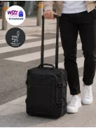 Enrico Benetti Wizzair és Ryanair ingyenesen felvihető ülés alatti bőrönd XS méret underseater 95003 fekete